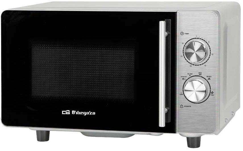 Micro-ondas ORBEGOZO MI2030CE (700 W - 20 L - Rotativo - Inox) — miniatura 3