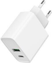 Carregador USB GEMBIRD TA-UC-PDQC20-01-W (20 W - Até 20 W - Branco)