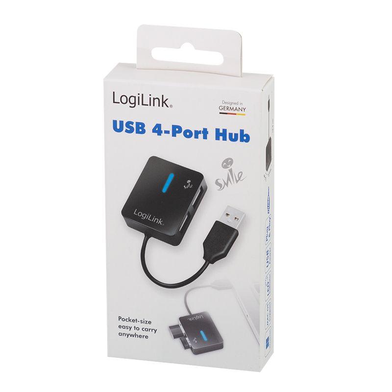 Hub USB LOGILINK UA0139 (USB 2.0 Type-A - USB 2.0/1.1 - Preto), miniatura 5