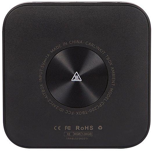 Adaptador Sem Fios CarPlay e Android Auto CARLINKIT TBOX PLUS LED 4+64 (Android 13.0 - Preto) — miniatura 3