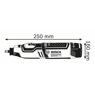 Multiferramenta Rotativa BOSCH GRO 12V-35 Professional (Azul/Preto), miniatura 3