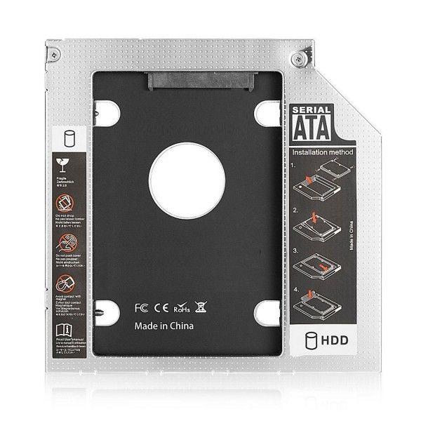 Adaptador Caddy para Baía Óptica EWENT EW7003 (2.5" - SATA, SATA II, SATA III - Preto e Branco), miniatura 3