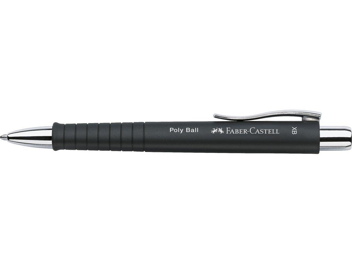 Caneta Esferográfica FABER-CASTELL Poly Ball XB (Preto)