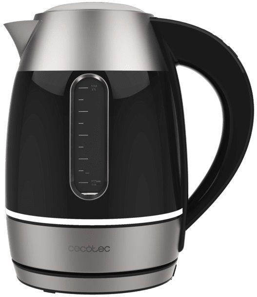 Jarro Elétrico CECOTEC Thermosense 400 VisionLight (2200 W - 1,7 L - Vidro e aço inoxidável - Preto/Inox), miniatura 2