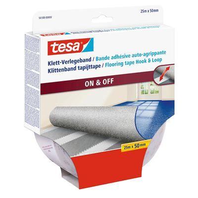 Fita de Fixação Autoaderente para Alcatifas TESA 56188-00000-11 (Branco), miniatura 2