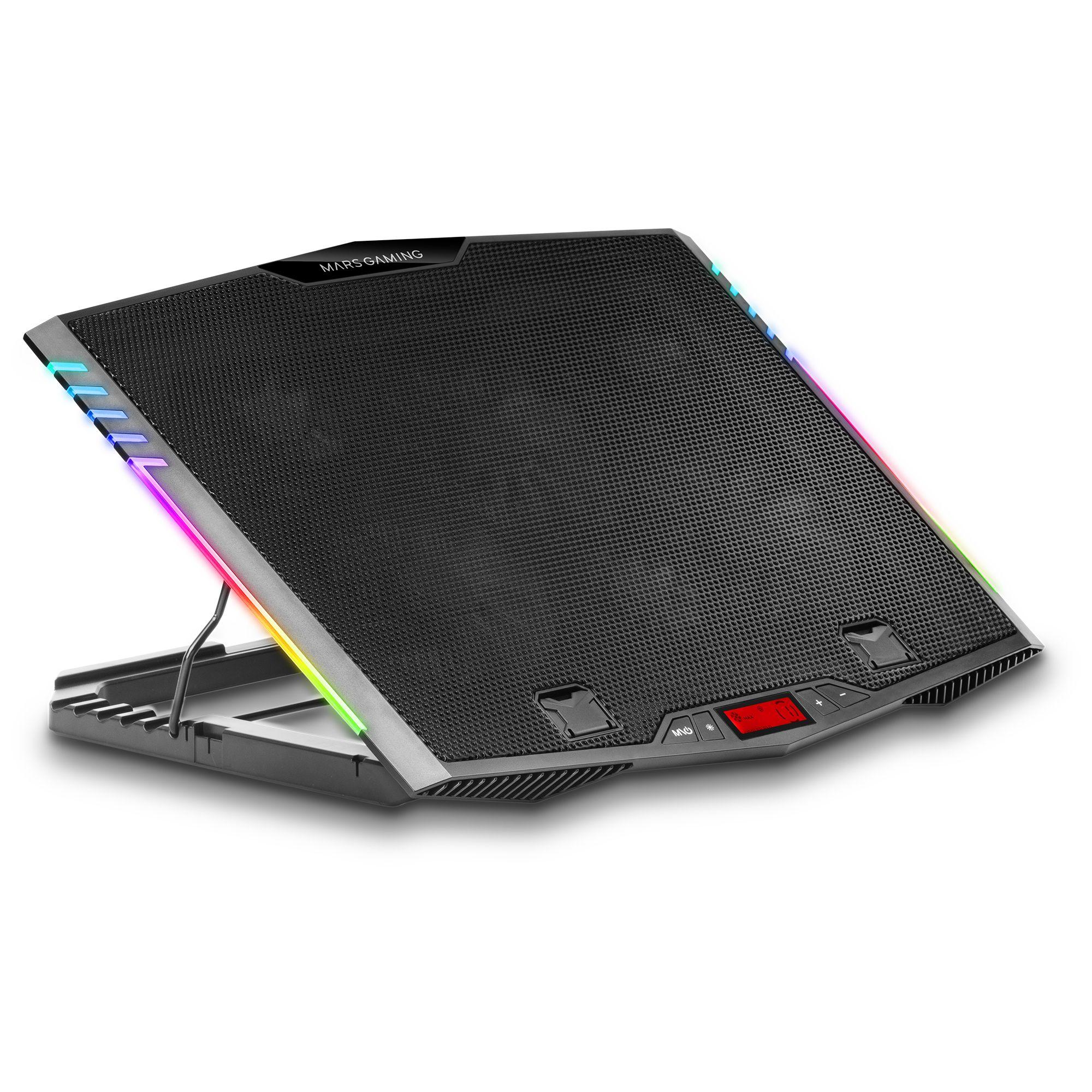 Base de Refrigeração para Portátil MARS GAMING MNBC5 (Até 19" - 6 Ventoinhas - Preto), miniatura 2