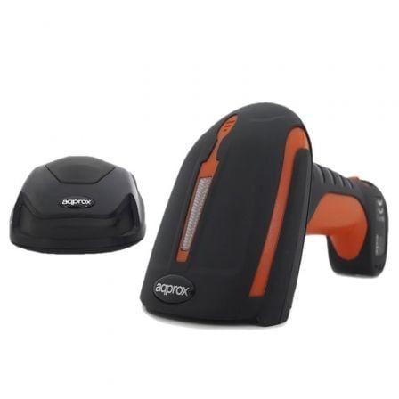 Leitor de Códigos de Barras APPROX APPLS17I2D (Bluetooth, RF e USB - Cinzento e Laranja)
