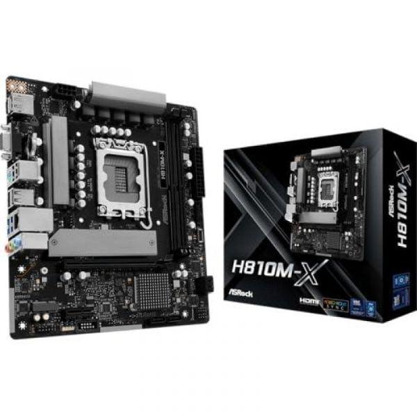 Motherboard ASROCK H810M-X (LGA 1851 (Socket V1) - Intel Core Ultra - Micro ATX - Multicor) — miniatura 2