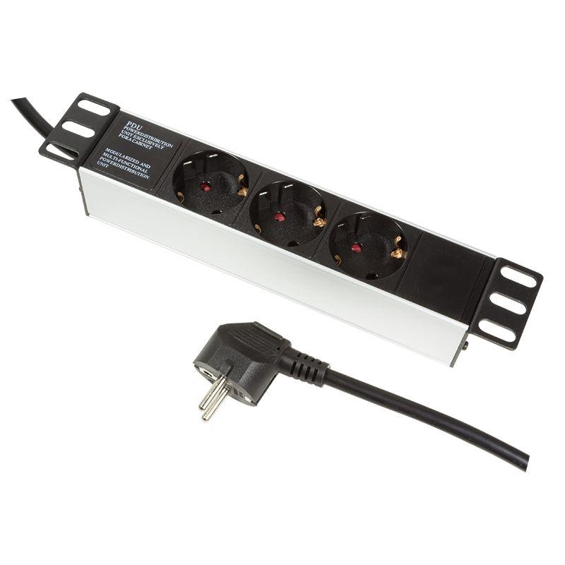 Unidade de Distribuição de Energia LOGILINK PDU3B01 (Preto), miniatura 2
