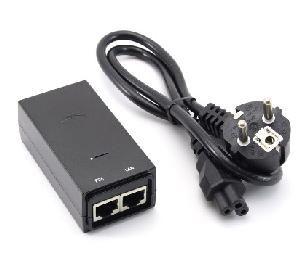 Injetor PoE UBIQUITI POE-24-12W (10/100 Mbps - Preto)