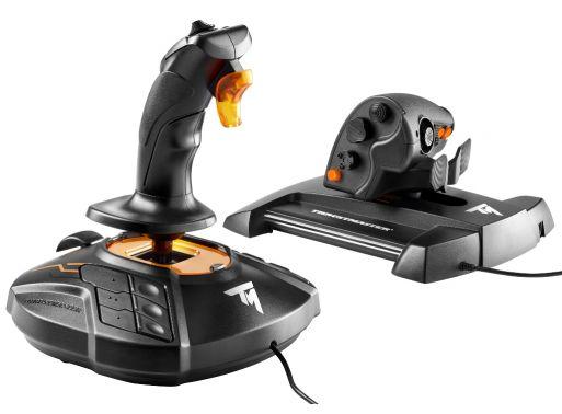 Joystick THRUSTMASTER T.16000M FCS HOTAS (PC - Com fios - Preto e Laranja) — miniatura 9