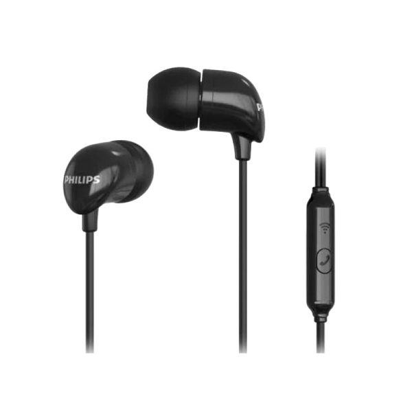 Auscultadores Intra-Auriculares PHILIPS TAE1126BK (10 mm - Jack de 3,5 mm - Preto)