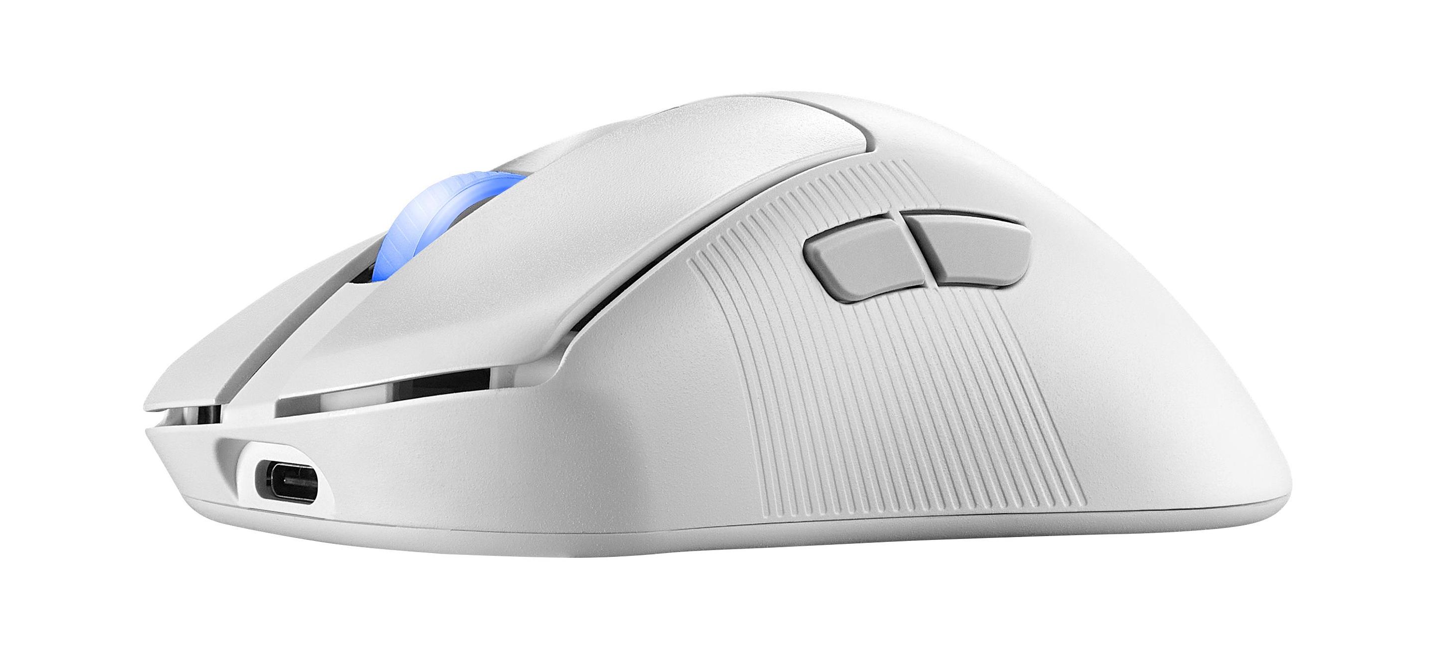 Rato ASUS ROG Keris II Ace Sem Fios (Mão direita - 42000 DPI - Ótico - Branco) — miniatura 5