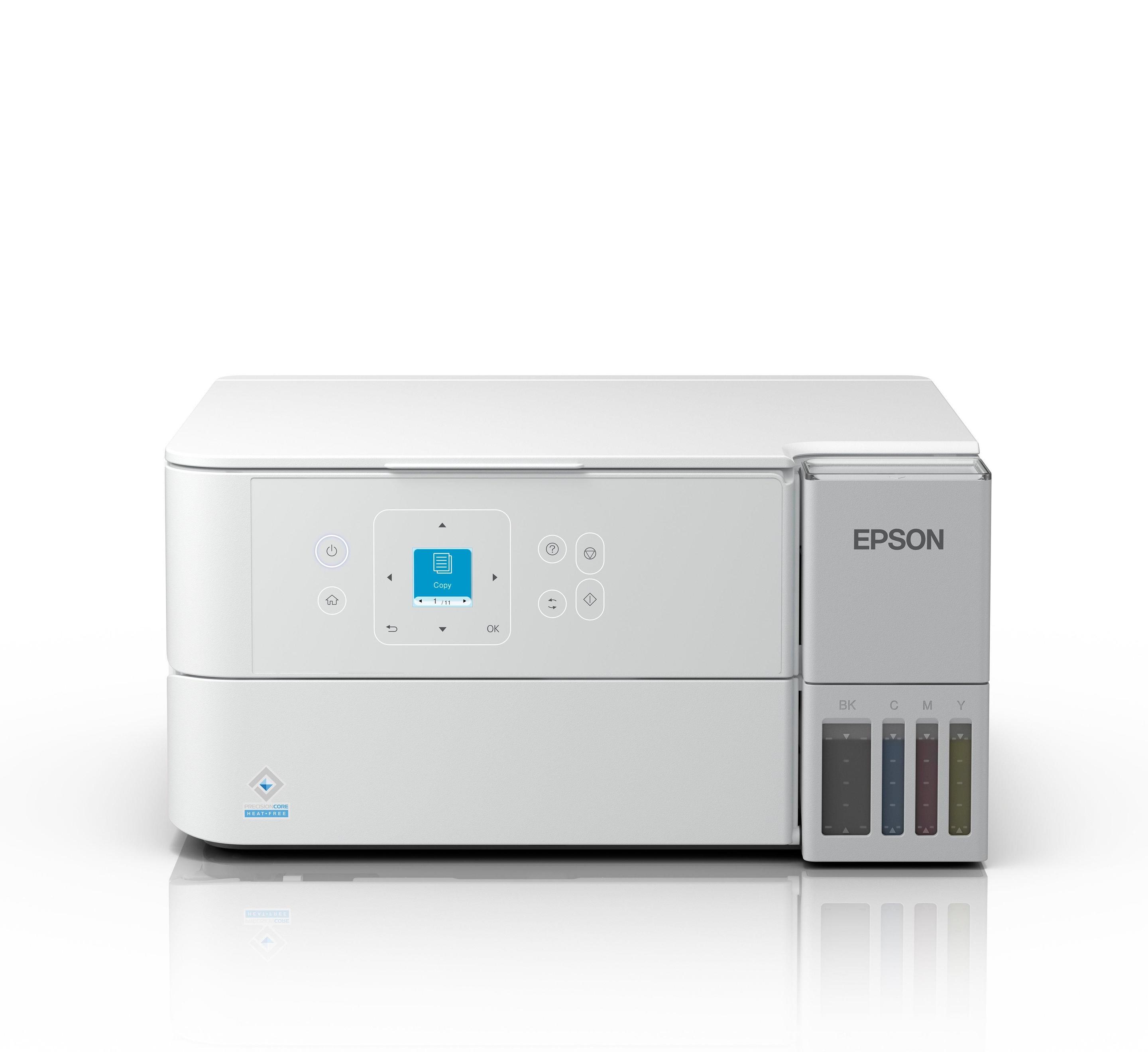 Impressora Multifunções EPSON EcoTank ET-2956 (A4 - Impressão a cores - 100 folhas - Branco)