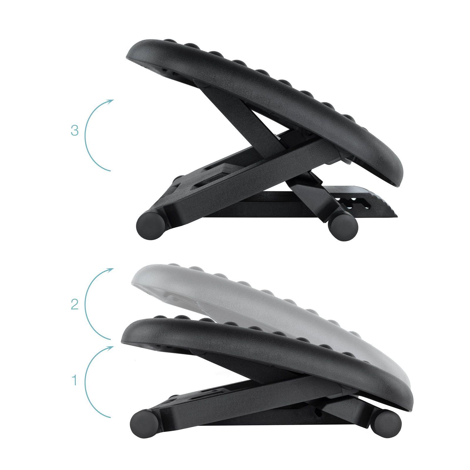 Apoio para os Pés TOOQ TQFR0603-B (Preto) — miniatura 2