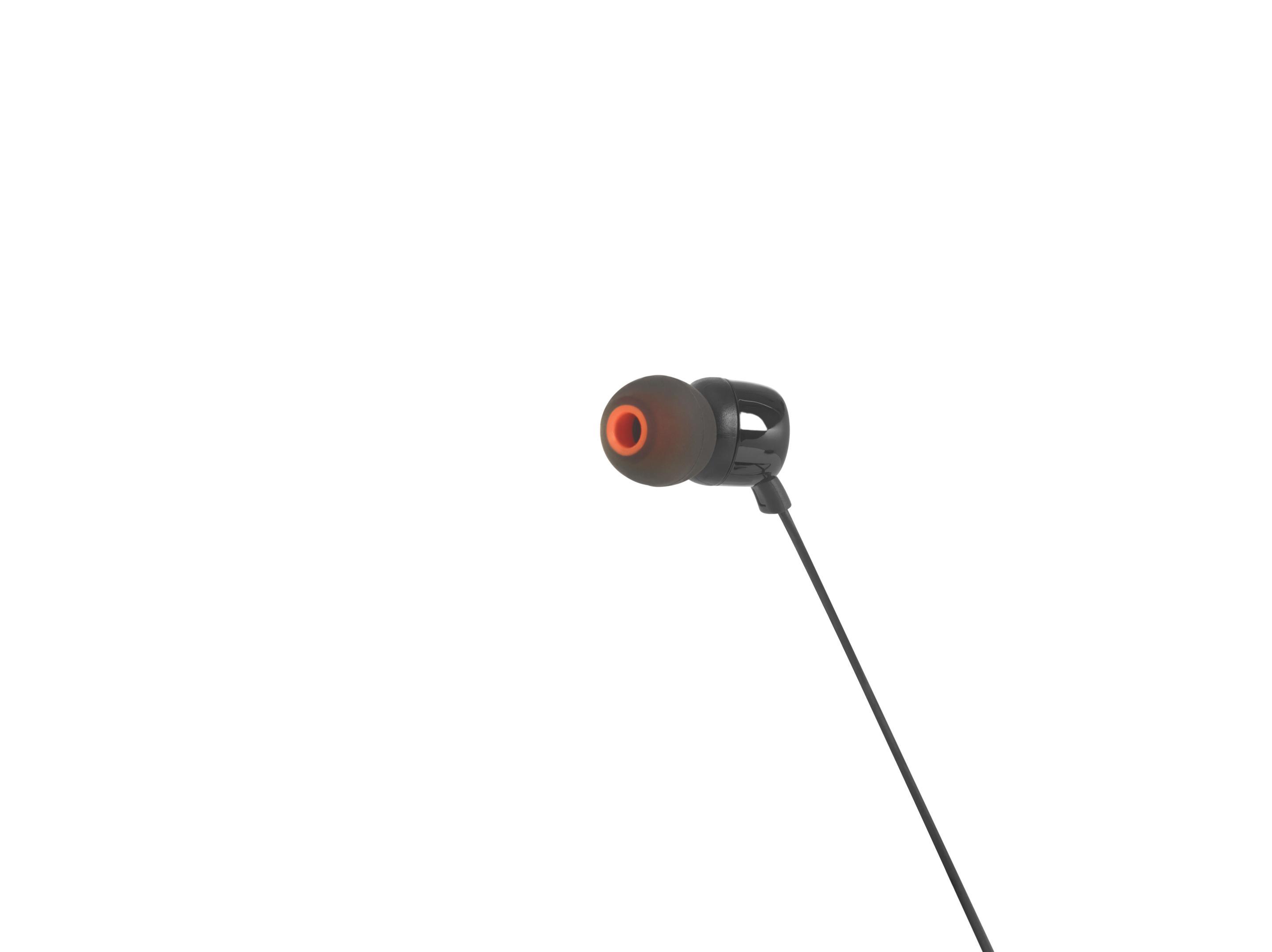 Auscultadores Intra-auriculares JBL T110 (Com fios - Preto), miniatura 2