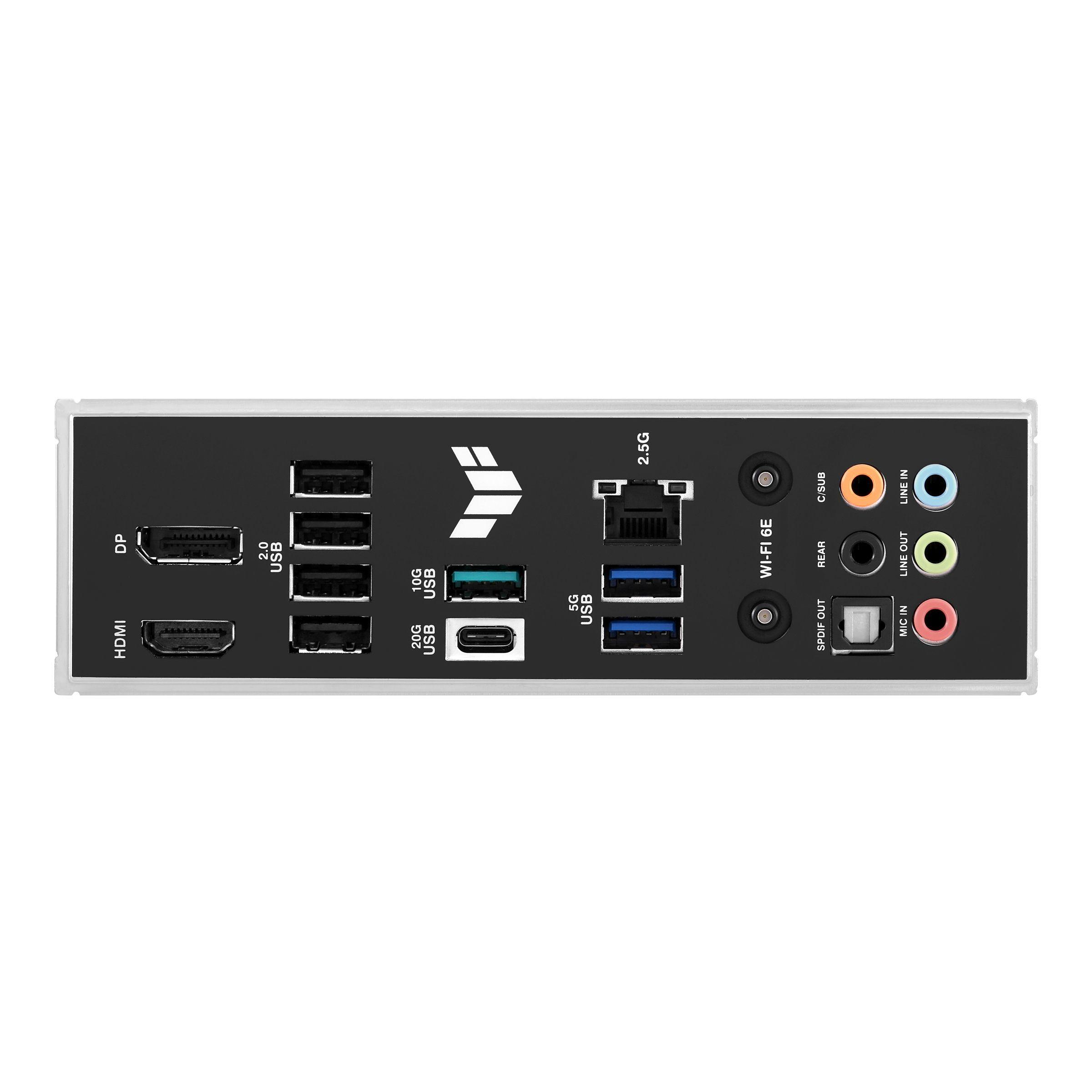 Motherboard ASUS TUF GAMING B760M-PLUS WIFI II (LGA 1700 - micro ATX - Duplo canal - Preto), miniatura 6