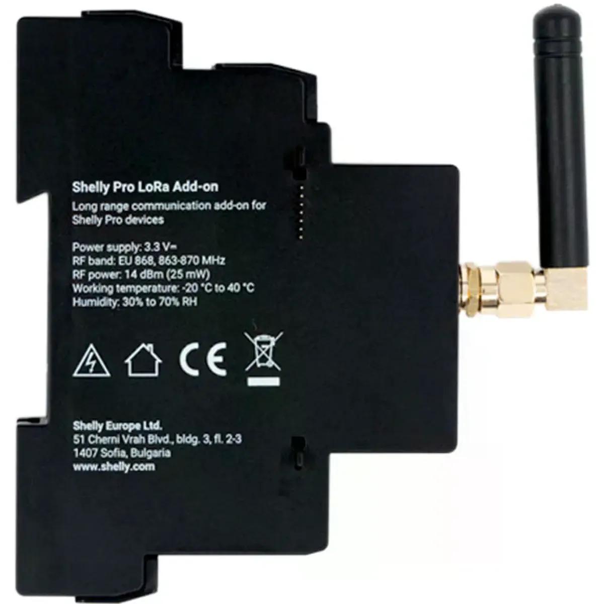 Módulo de Comunicação SHELLY Pro LoRa Add-on (LoRa EU868 - Alcance até 5 km), miniatura 2
