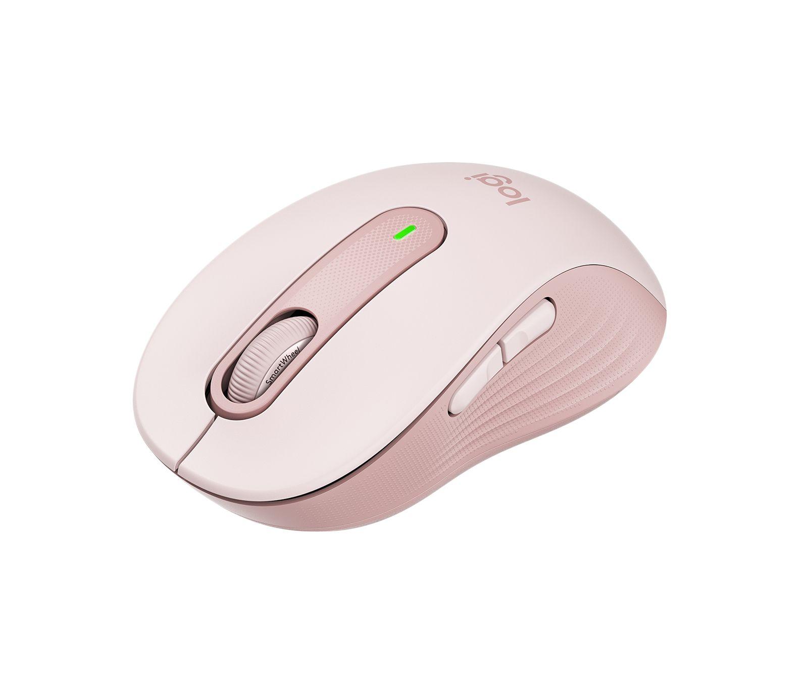 Rato LOGITECH Signature M650 M (Mão direita - 4000 DPI - Ótico - Rosa)