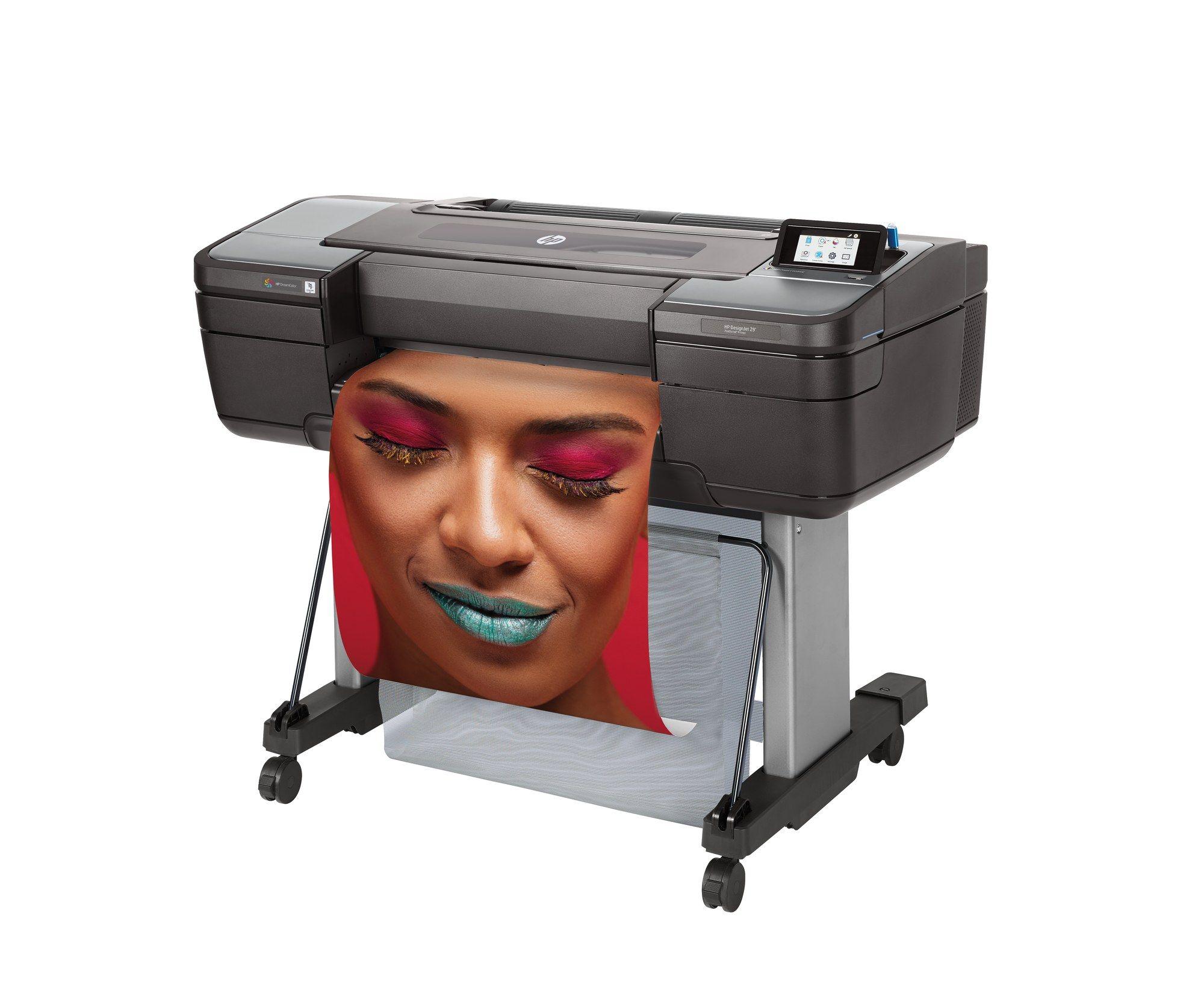Plotter HP DesignJet Z9+ PostScript A1 (Com fios - Windows e macOS - USB Type-A, USB 2.0 e RJ-45 - Preto e Cinzento), miniatura 7