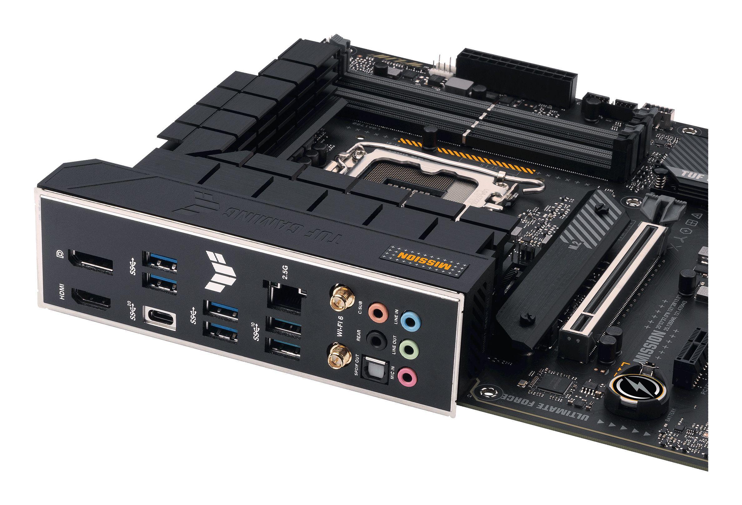 Motherboard ASUS TUF GAMING H770-PRO WIFI (LGA 1700 - ATX - Duplo canal), miniatura 6