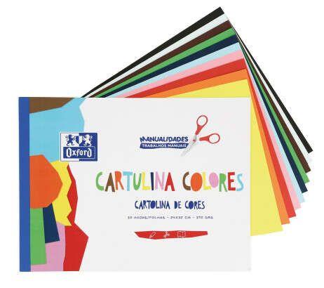 Bloco de Cartolinas OXFORD 1550E9047983 (Cores sortidas)