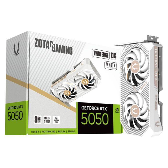 Placa Gráfica ZOTAC GAMING GeForce RTX 5050 TWIN EDGE OC WHITE (GeForce RTX 5050 - 8 GB - 128 bit - Branco) — miniatura 2
