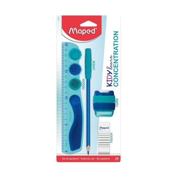 Conjunto Escolar MAPED Kidy Learn Concentration (Azul), miniatura 2