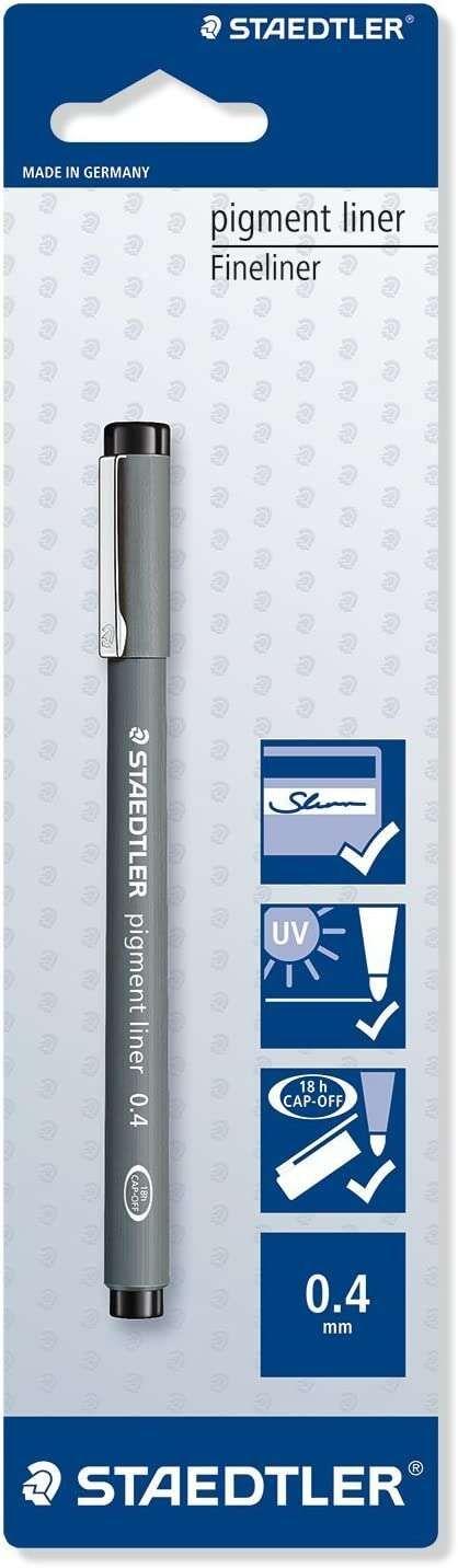 Rotulador Calibrado STAEDTLER Pigment Liner 308 (Polipropileno - Preto)