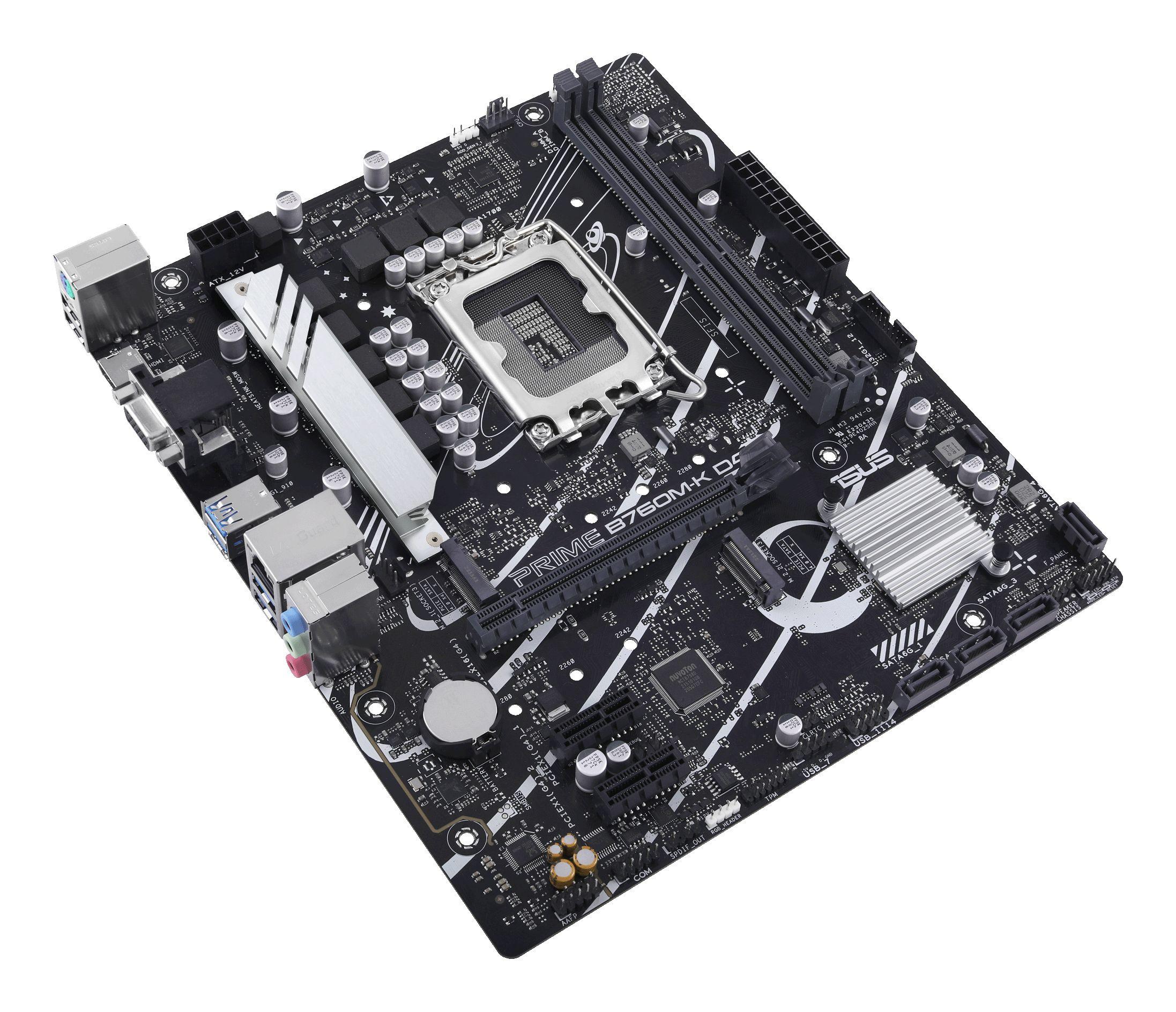 Motherboard ASUS PRIME B760M-K D4 (LGA 1700 - micro ATX - Duplo canal) — miniatura 6