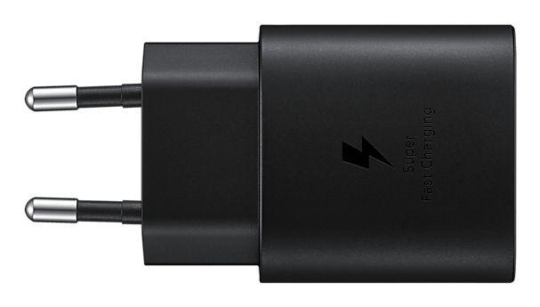 Carregador de Parede SAMSUNG EP-TA800NBEGEU (25 W - Preto)