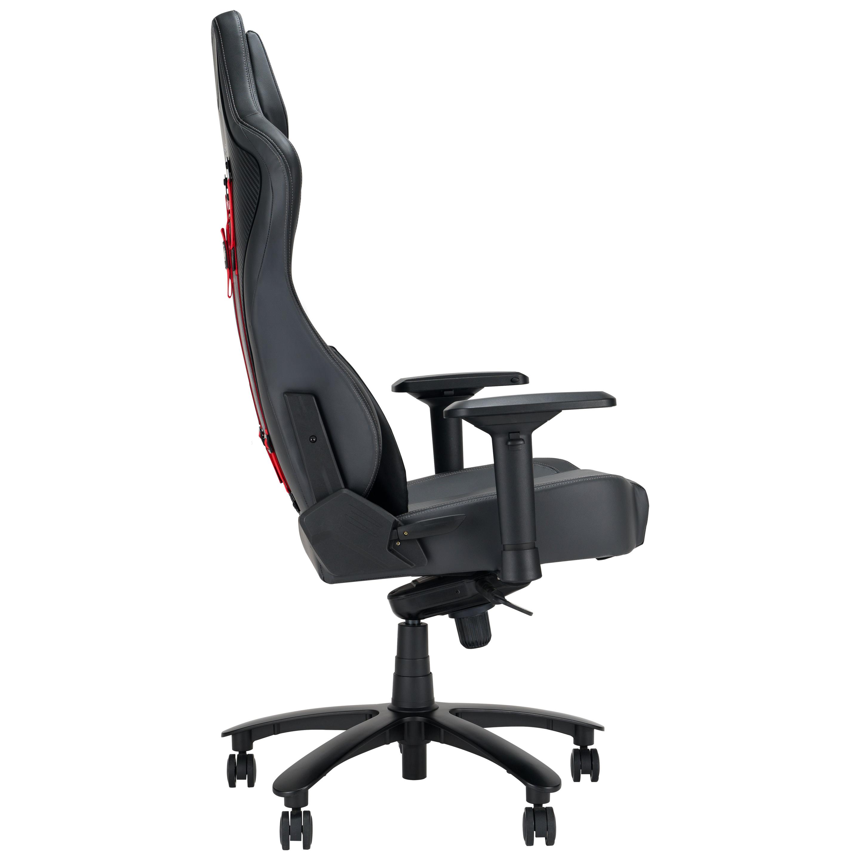 Cadeira Gaming ASUS ROG Chariot X Core (136 kg - 8,5 cm - Couro, Poliuretano - Preto e Cinzento), miniatura 4