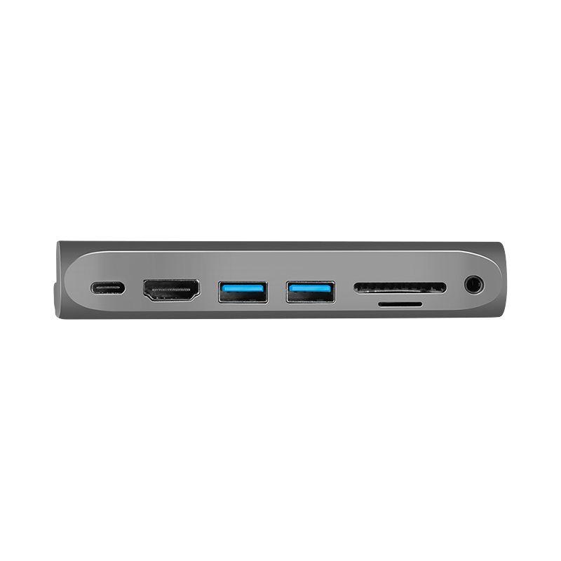 Hub USB-C LOGILINK UA0385 (Android, iOS - Preto e Prateado), miniatura 3