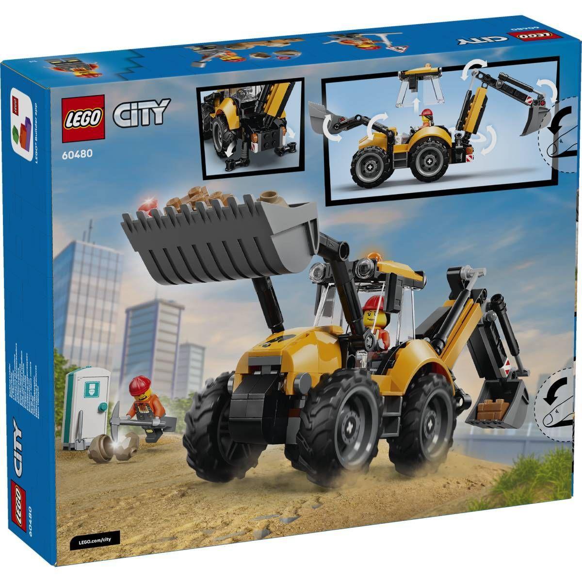 LEGO 60480 City Retroescavadora Amarela (7+ anos - 301 peças), miniatura 4
