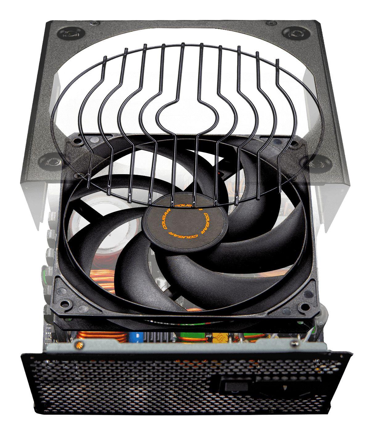 Fonte de Alimentação COUGAR CGR GLE-1000 (ATX - 1000 W - 80 PLUS Gold - Preto), miniatura 9