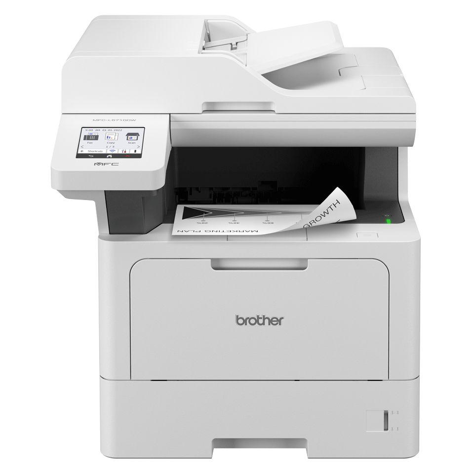 Impressora Multifunções BROTHER MFC-L5710DW (A4 - Impressão a preto e branco - 1390 folhas - Preto e Branco)