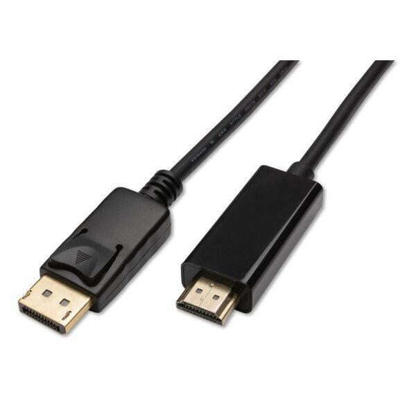 Cabo DisplayPort para HDMI CAPTIVA 80297 (2 m - Preto)