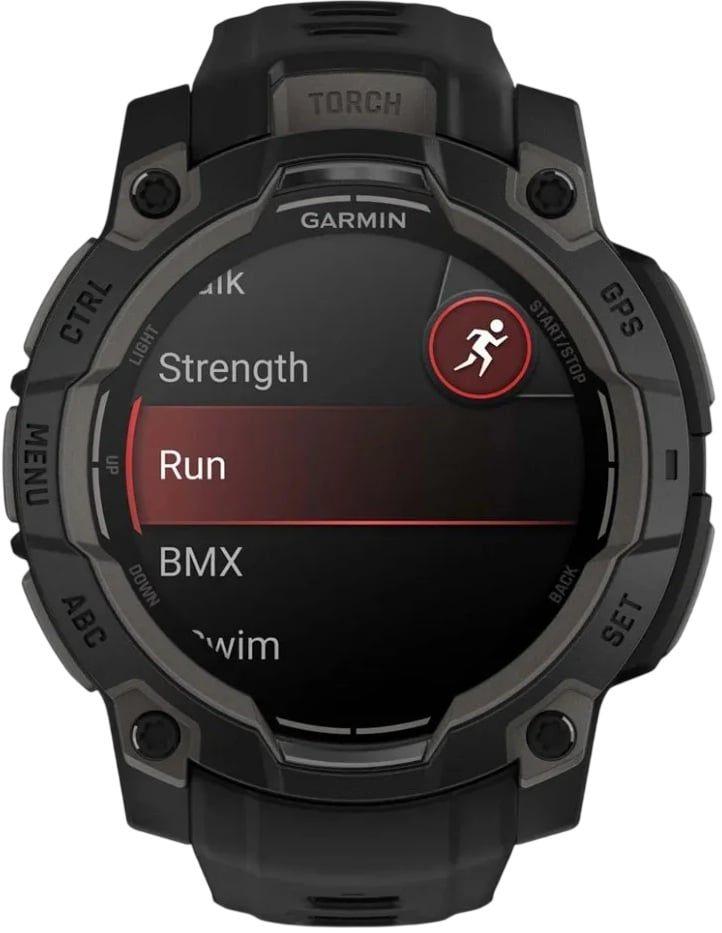 Relógio Desportivo GARMIN Instinct 3 45mm AMOLED (Redondo - Android, iOS - AMOLED - Preto) — miniatura 2
