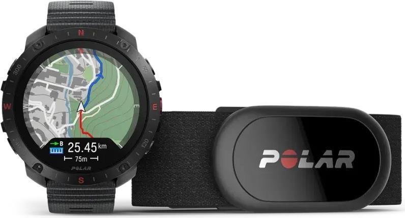 Relógio Desportivo POLAR Grit X2 Pro HR S-L (Redonda - AMOLED - 1,39" - Preto)