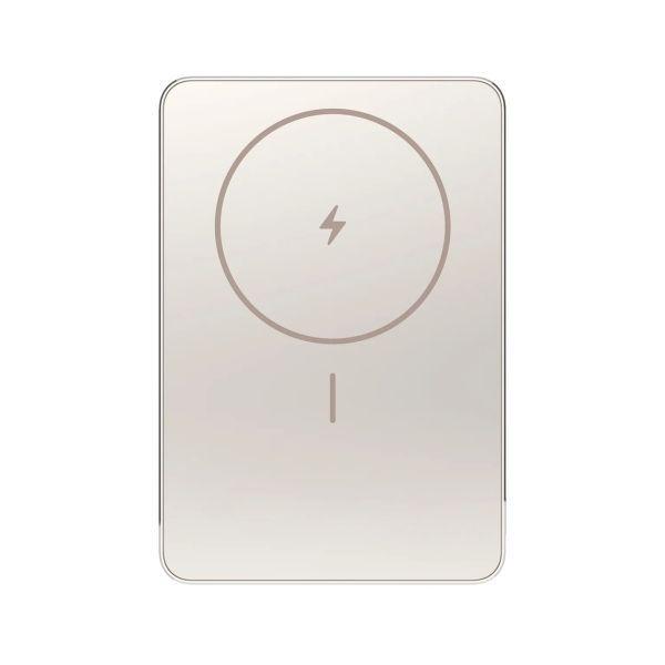 Bateria Externa XIAOMI Super Slim Magnetic (5000 mAh - 19,35 Wh - USB Tipo-C - Dourado) — miniatura 2
