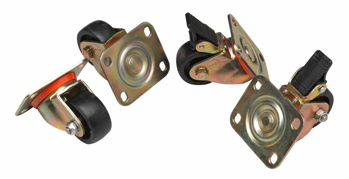 Rodas para Bastidor EQUIP EZW-2 (Preto)