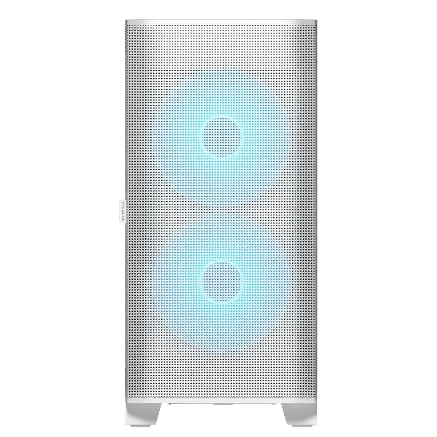 Caixa PC COUGAR Airface FLO RGB CGR-5YA6W-RGB (Midi Tower - 190 mm - 390 mm - Branco) — miniatura 2