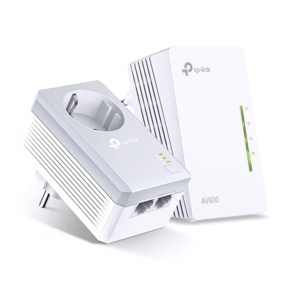 Kit Adaptadores Powerline TP-LINK TL-WPA4226 KIT (Wi-Fi 4 - 600 Mbit/s - Fast Ethernet - Branco) — miniatura 4
