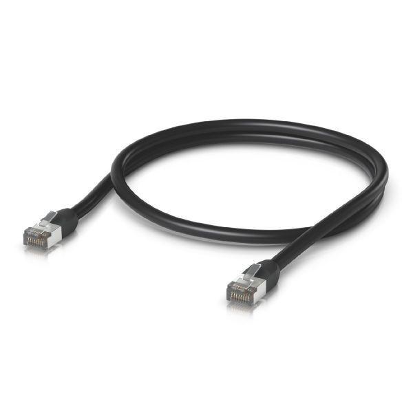 Cabo de Rede Externo UBIQUITI UACC-CABLE-PATCH-OUTDOOR-3M-BK (3 m - Cat5e - RJ-45 - Preto) — miniatura 2