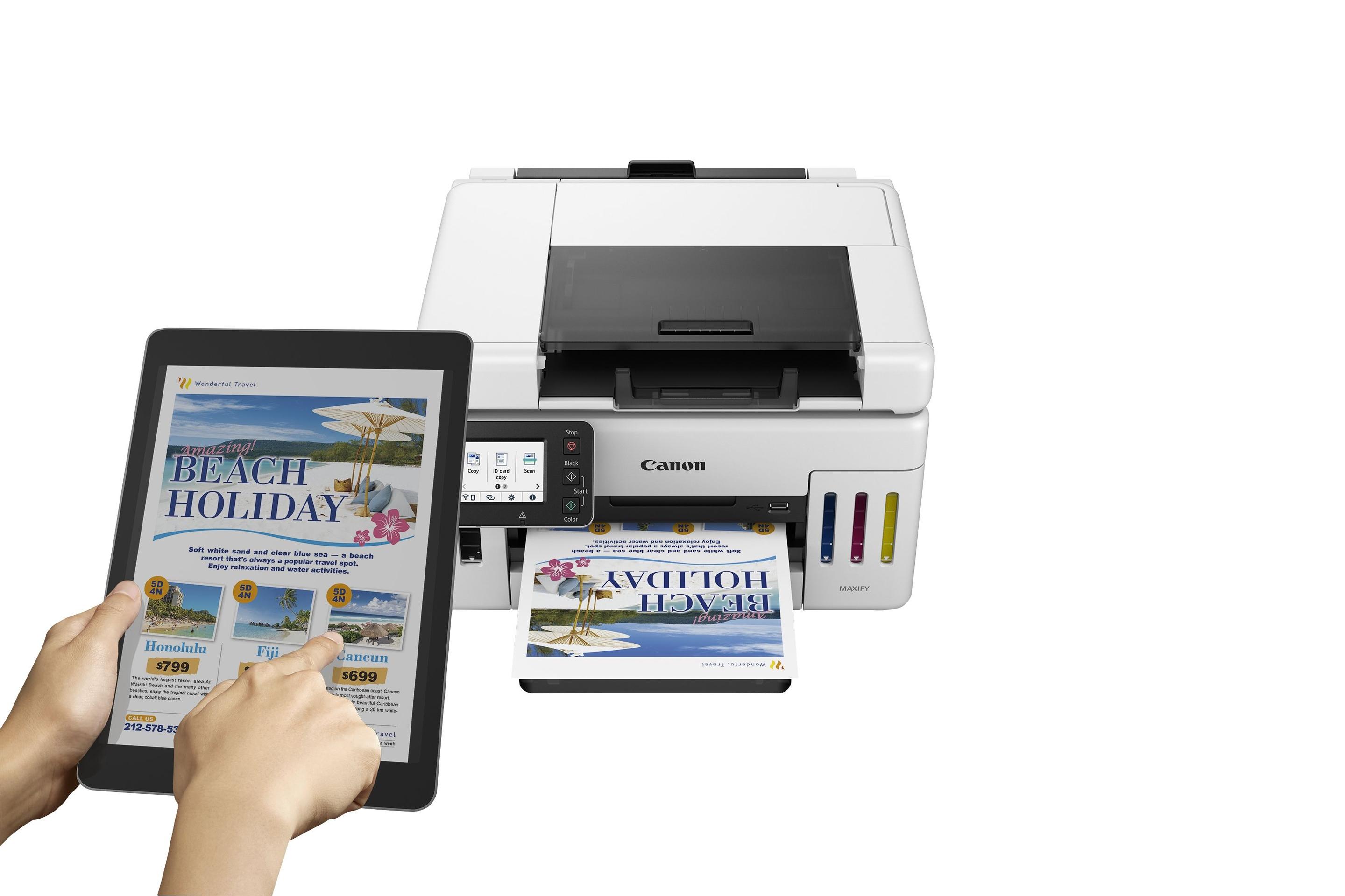 Impressora Multifuncional CANON MAXIFY GX6550 (A4 - Impressão a cores - 350 folhas - Branco e Preto) — miniatura 7