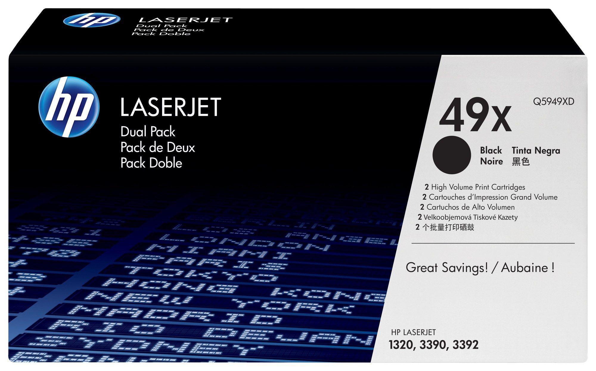 Toner HP 49XD (6000 páginas - Preto)