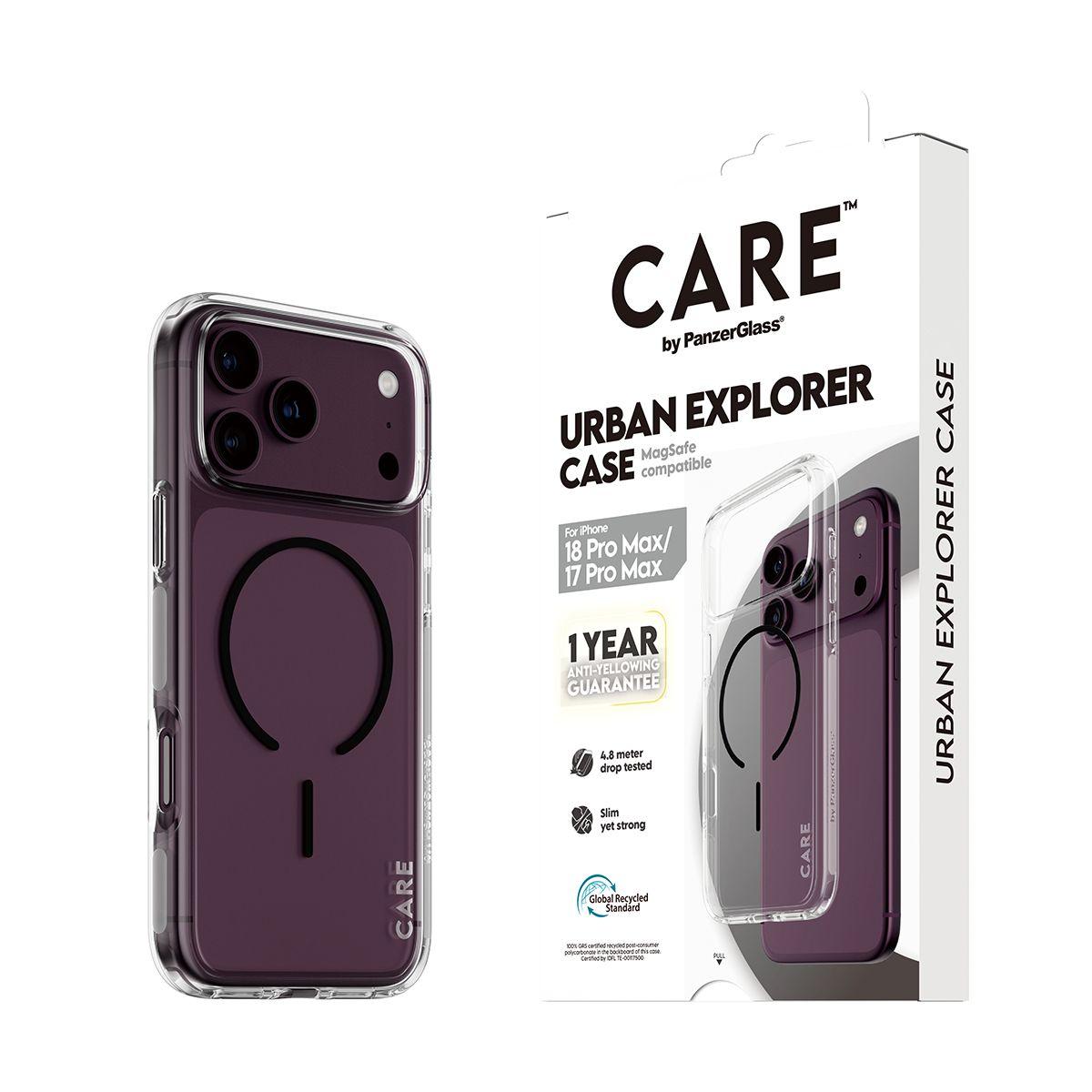 Capa para Telemóvel PANZERGLASS CARE Urban Explorer Case (Transparente) CR82267 — miniatura 6