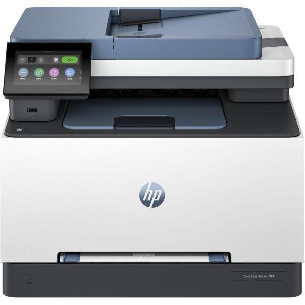 Impressora Multifunções Laser a Cores HP INC Color LaserJet Pro MFP 3302fdng (USB 2.0 e LAN - Cinzento/Azul)