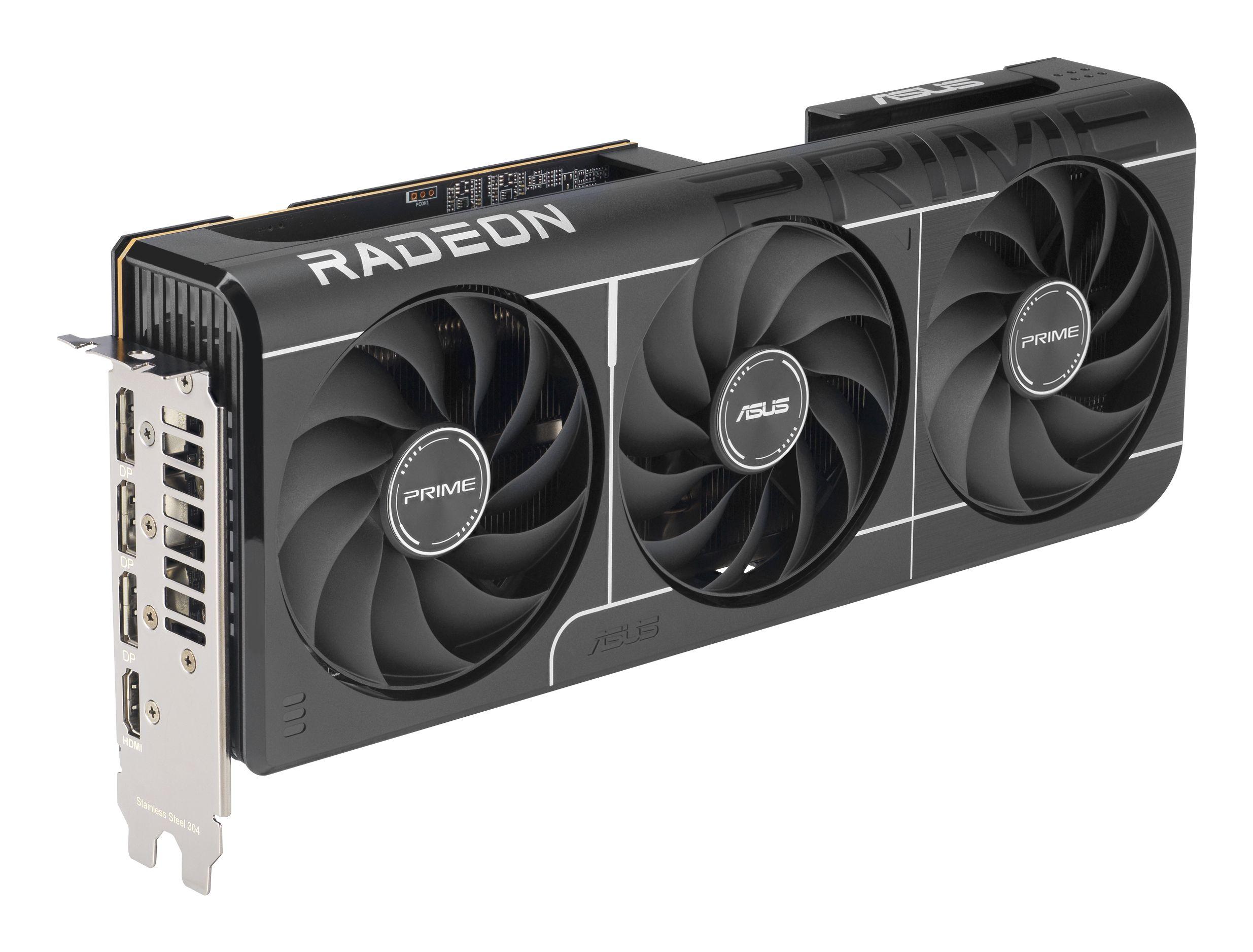 Placa Gráfica ASUS Prime Radeon RX 9070 EVO OC (Radeon RX 9070 - 20 Gbit/s - 16 GB - Preto), miniatura 2