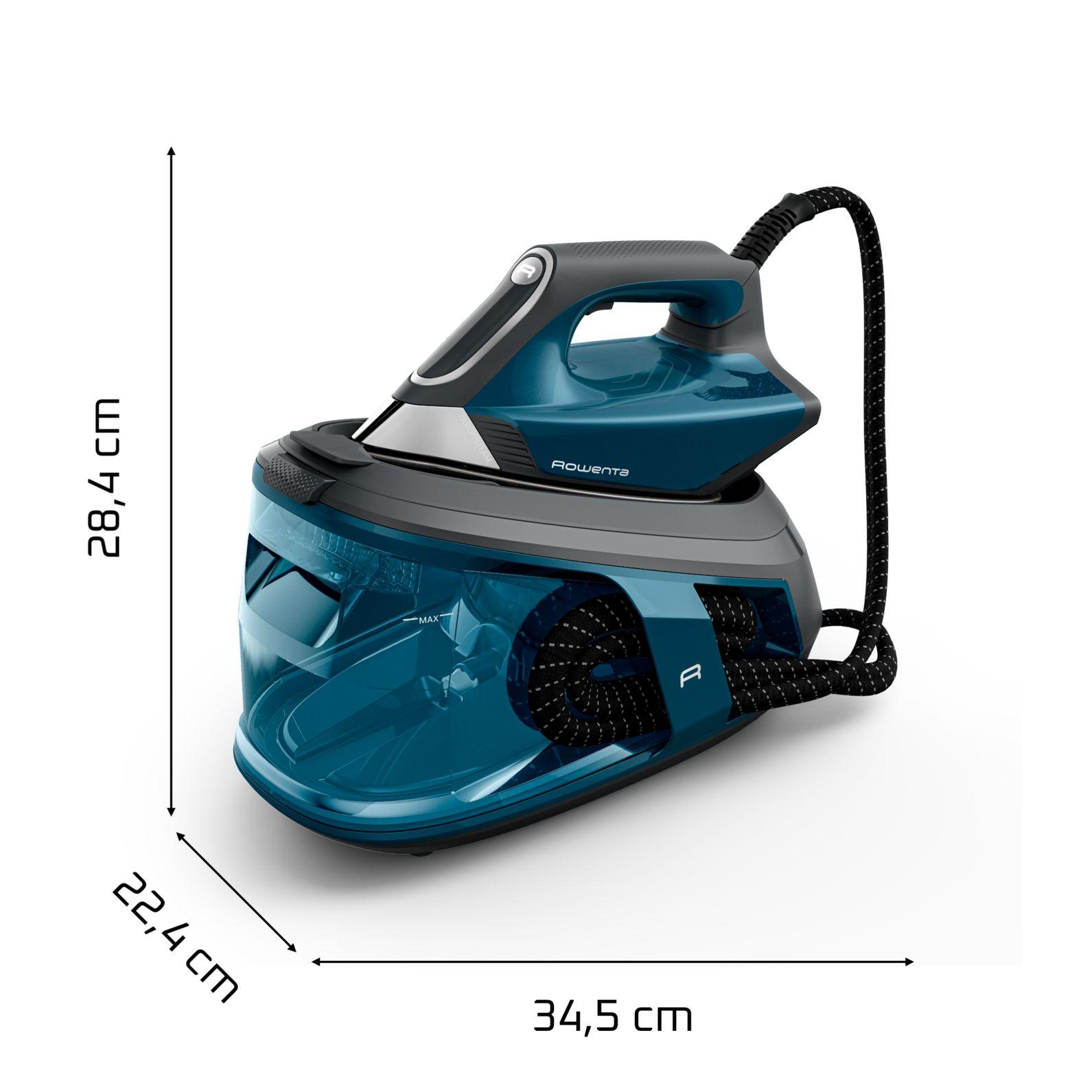 Centro de Engomar ROWENTA VR9043 (2800 W - 1,8 l - 8 bar - Preto e Azul), miniatura 2